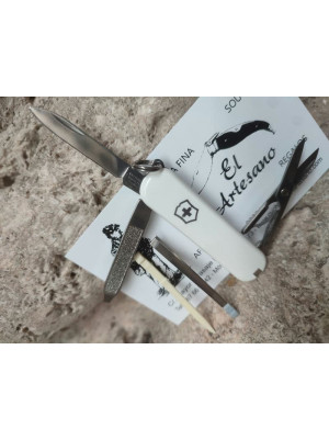 NAVAJA MULTIUSOS PEQUEÑA VICTORINOX BLANCA